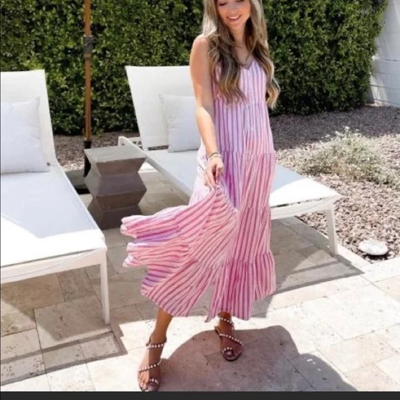 chinese dress ladies FINAL SALE PINK CITY PRINTS Classic Rah Rah Ice Lolly Stripe – Matilda's  Life Style